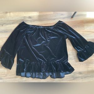 Sanctuary Peplum Long Sleeve Top